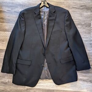 Calvin Klein Men's Black 2-Button Sport Coat 44R